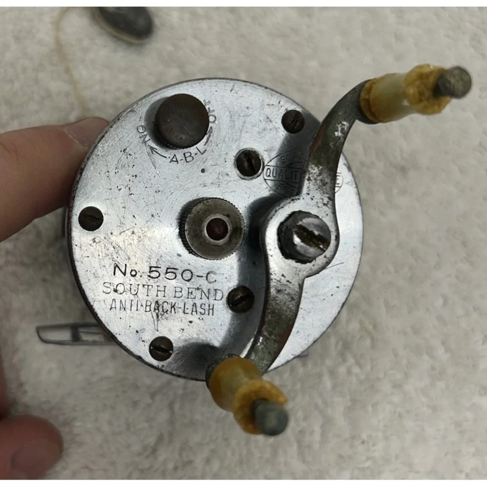 South Bend No 550-C Anti Backlash Baitcasting Fishing Reel Tested